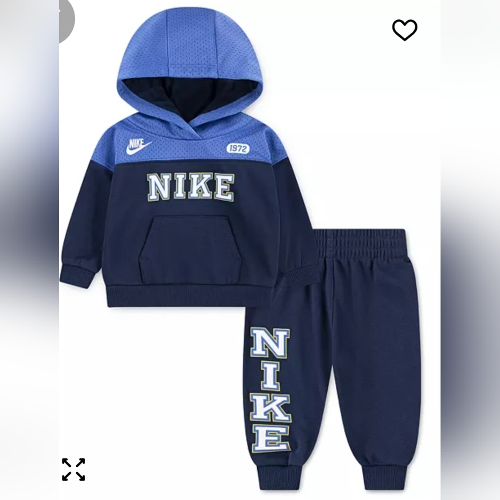 Nike Boys Color Block Hoodie and Jogger Pants 2- Piece Set